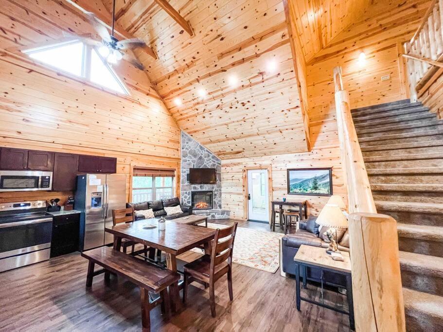 Indoor Heated Pool Hot Tub Cabin Sevierville Exterior photo